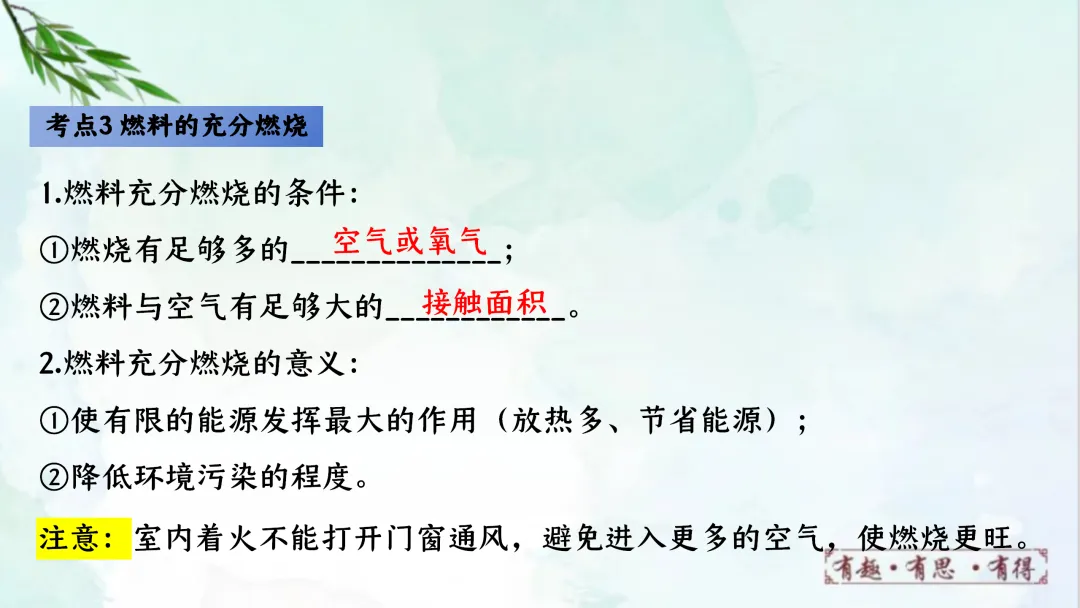 F624 一轮复习 备战中考2026 优质课资源包 初中化学《专题复习---第七单元能源的合理利用与开发》课件PPT+教学设计Word 第20张