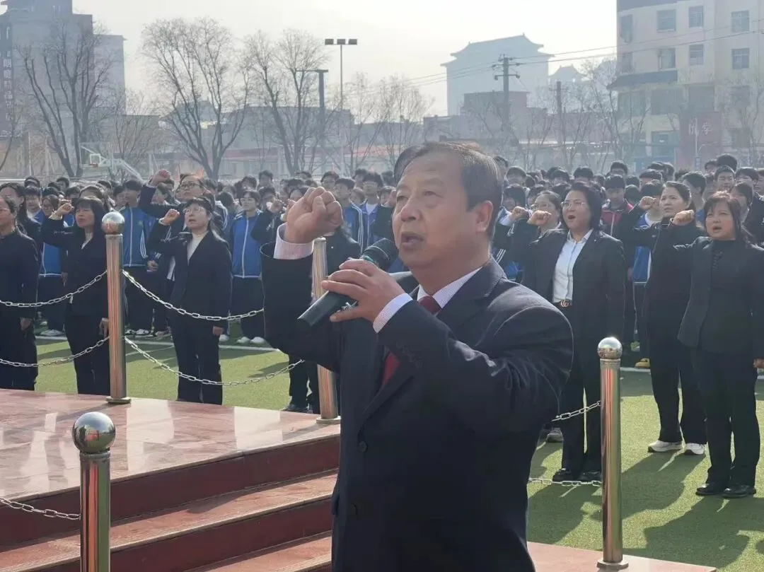 百日砺剑 击鼓出征 师生同心 决胜中考——柳公权中学2026年百日誓师大会圆满举行 第8张