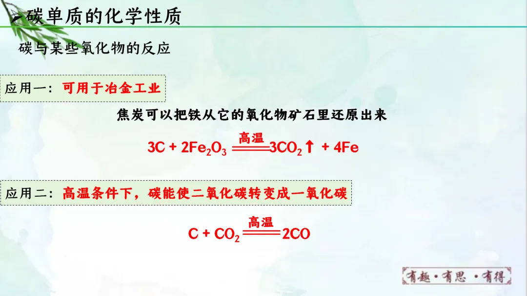 F622 一轮复习 备战中考2026 优质课资源包 初中化学《专题复习---第六单元 碳和碳的氧化物》课件PPT+教学设计Word 第16张