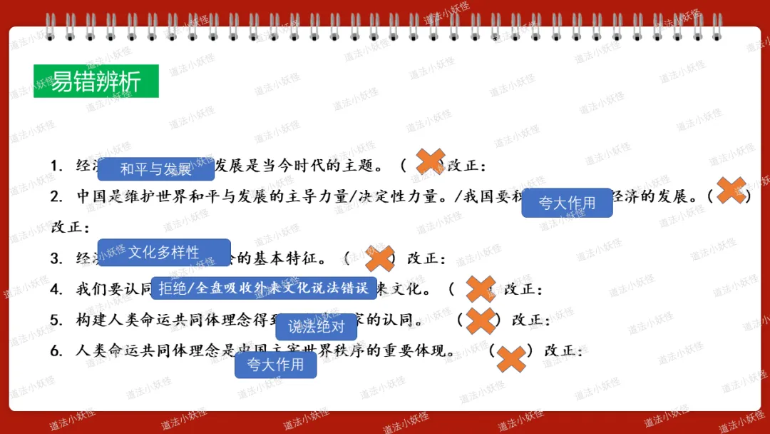 2026春||中考一轮 九下 第一单元《我们共同的世界》复习课件展示 第17张