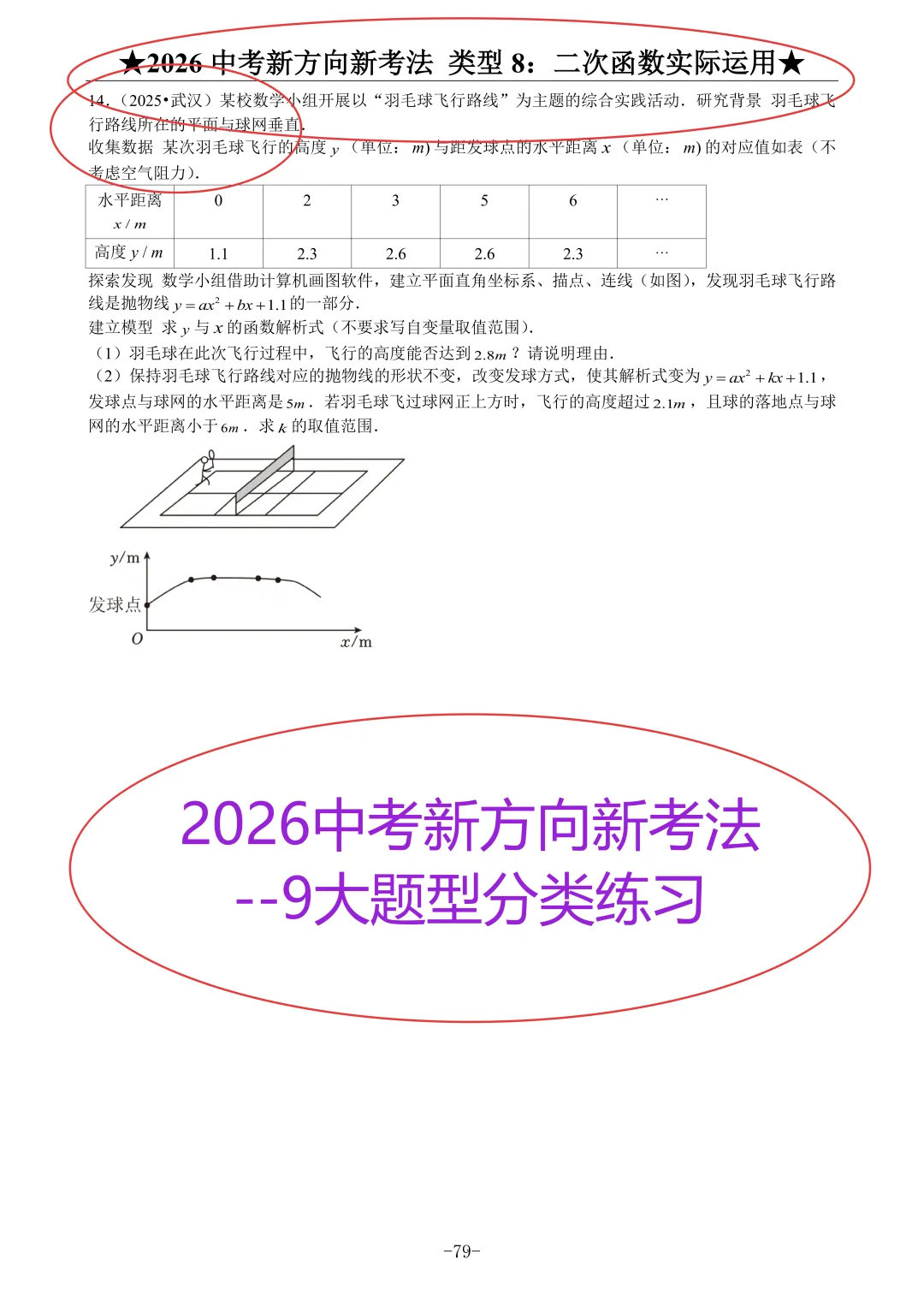 《2026中考数学新方向新考法--9大题型分类练习》 第9张 《2026中考数学新方向新考法--9大题型分类练习》 第9张