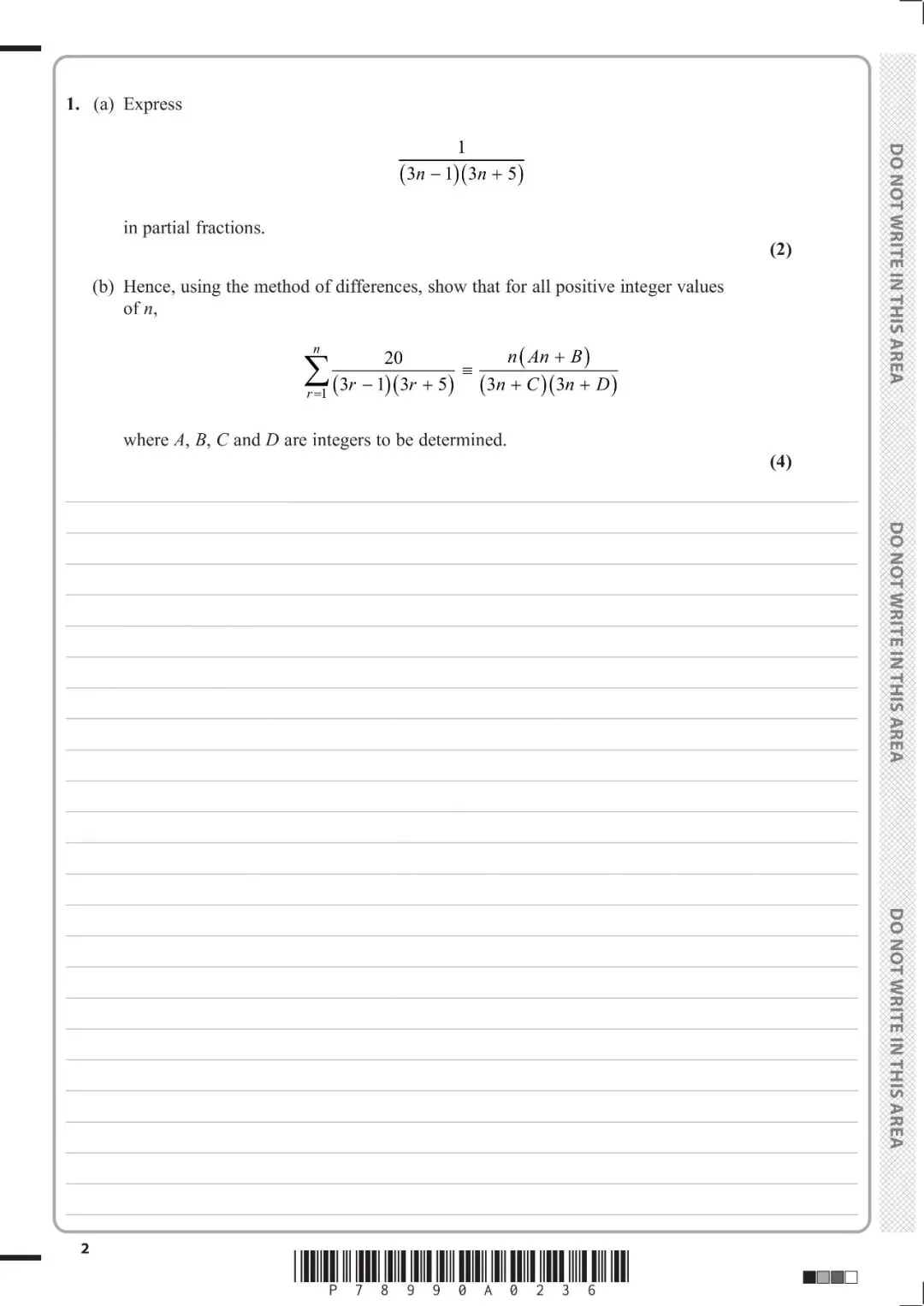 2026 1月edexcel fp2真题-第2张图片-四季读书网