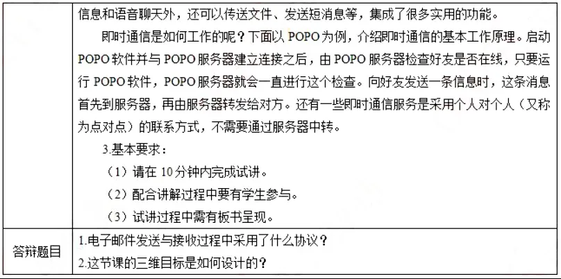 2026年高中信息技术教师资格证面试真题-第8张图片-四季读书网 2026年高中信息技术教师资格证面试真题-第8张图片-四季读书网