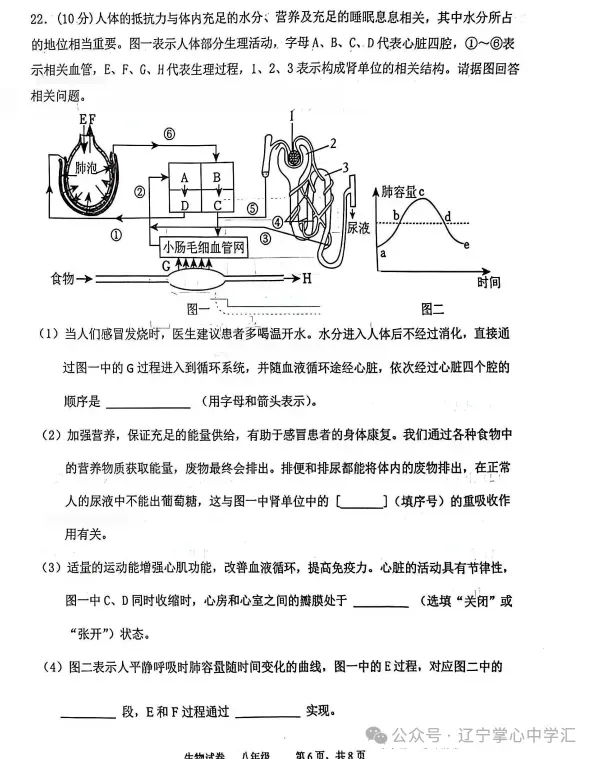 2026年3月鞍山铁东某校八年期初试卷+答案 第71张