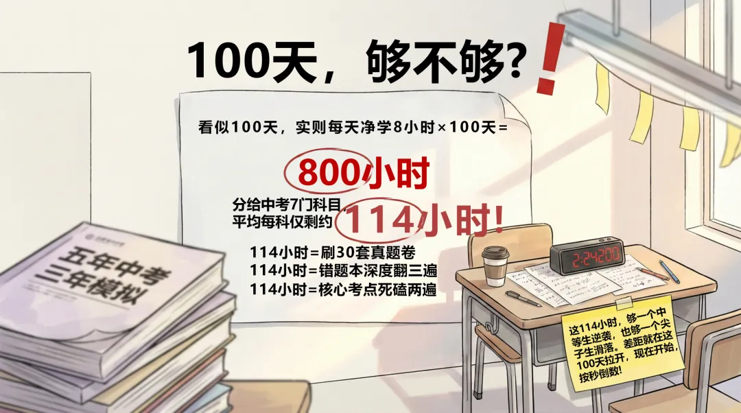 中考百天冲刺班会课:没有虚无缥缈的鸡汤,只有字字见血的真相. 第4张