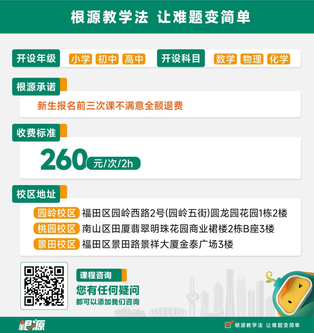 深圳九年级最新34校联考数理化试卷详细解析出炉!-第20张图片-四季读书网 深圳九年级最新34校联考数理化试卷详细解析出炉!-第20张图片-四季读书网
