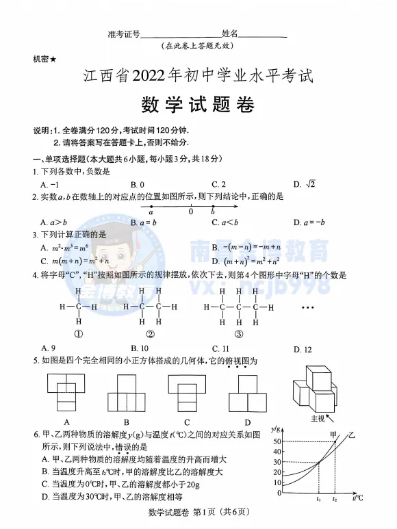 最后97天!速领|江西中考近5年真题卷(全科完整版),初三提分“宝藏神器”来了!-第4张图片-四季读书网