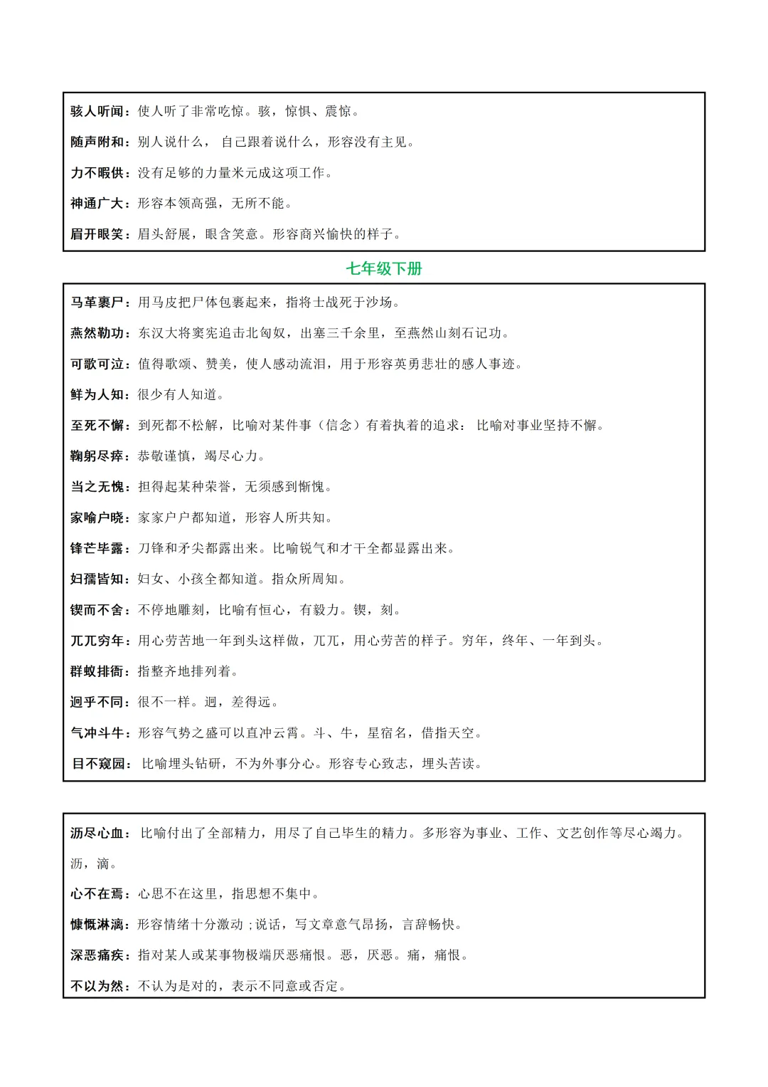 中考各科专项语文复习字音,字型,词义-第22张图片-四季读书网