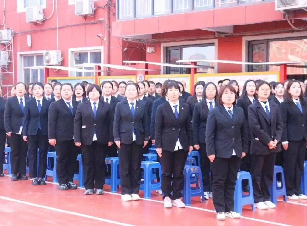 奋骐骥之蹄 创中考辉煌|磁县朝阳学校隆重举行2026中考百日誓师大会 第6张 奋骐骥之蹄 创中考辉煌|磁县朝阳学校隆重举行2026中考百日誓师大会 第6张