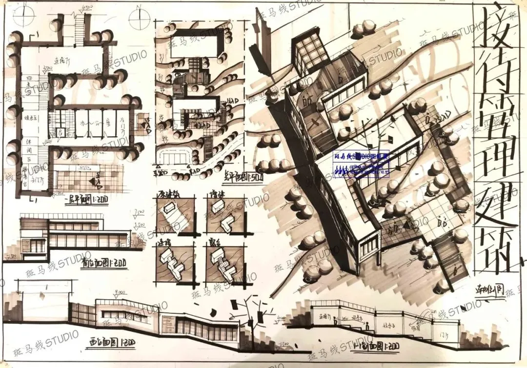 建筑复试快题展 华科建筑复试快题真题客房接待改扩建设计(上) | 97-第6张图片-四季读书网