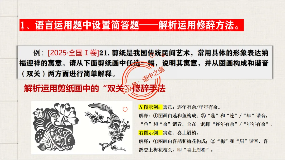 【对标真题】修辞手法全解全析,知己知彼,百战不殆!-第17张图片-四季读书网