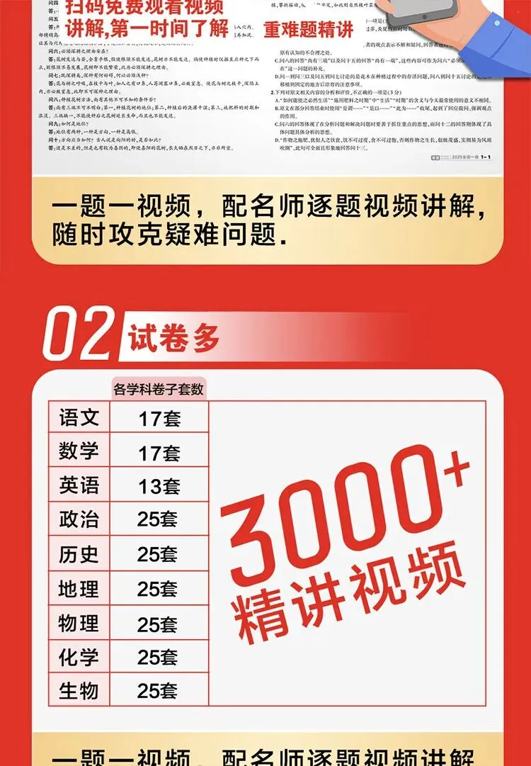 高三复习必备 载望新高考真题汇编 语文数学英语全科通关-第5张图片-四季读书网