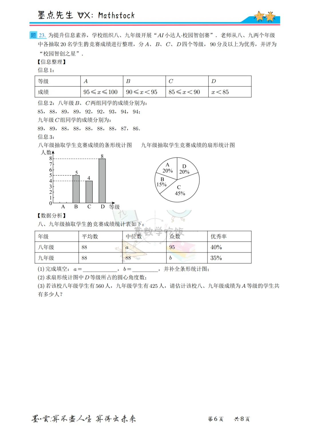2026西安高新唐南中考数学二模【高清重排】-第13张图片-四季读书网 2026西安高新唐南中考数学二模【高清重排】-第13张图片-四季读书网