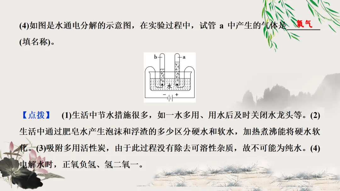 F629 一轮复习 备战中考2026 优质课资源包 初中化学《专题复习---第四单元 自然界的水》课件PPT+教学设计Word-第33张图片-四季读书网