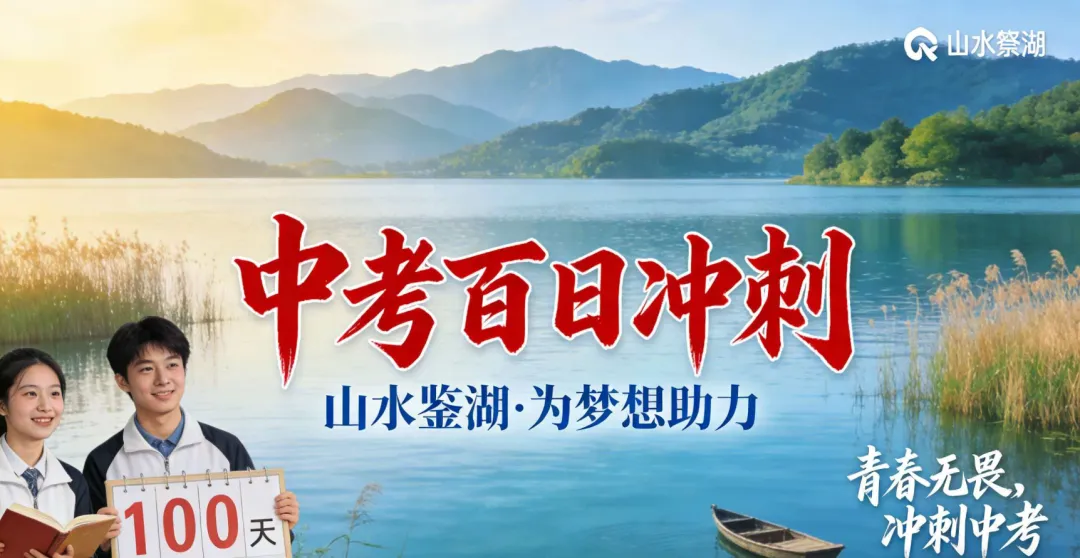 【山水鉴湖】百日冲刺决胜中考-第4张图片-四季读书网