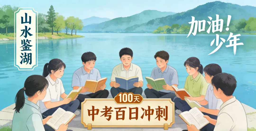 【山水鉴湖】百日冲刺决胜中考-第9张图片-四季读书网