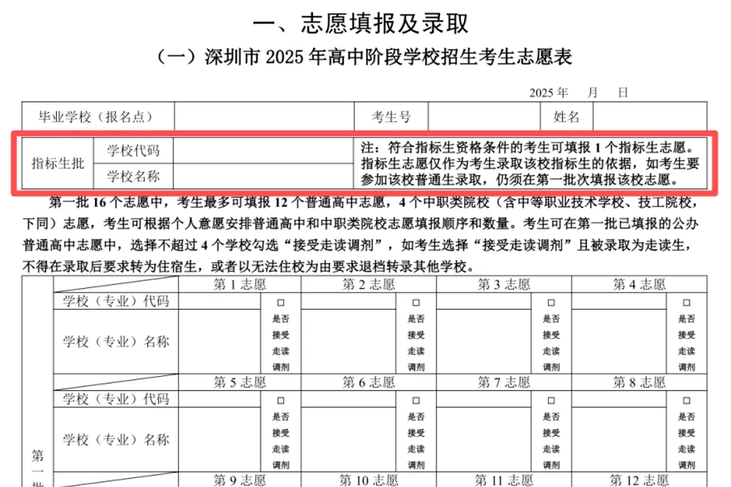 深圳中考名词解读|一篇文章讲清指标生! 第2张 深圳中考名词解读|一篇文章讲清指标生! 第2张