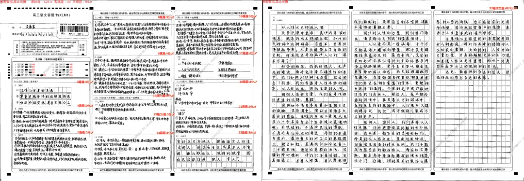 追光而行,自成星河|思沁高复月考优秀试卷精选 第3张