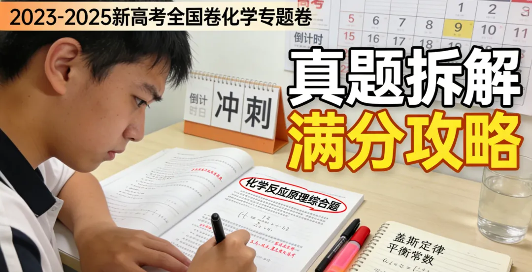高三化学15分原理大题年年拉分,近3年真题拆解,满分攻略直接抄 第1张 高三化学15分原理大题年年拉分,近3年真题拆解,满分攻略直接抄 第1张