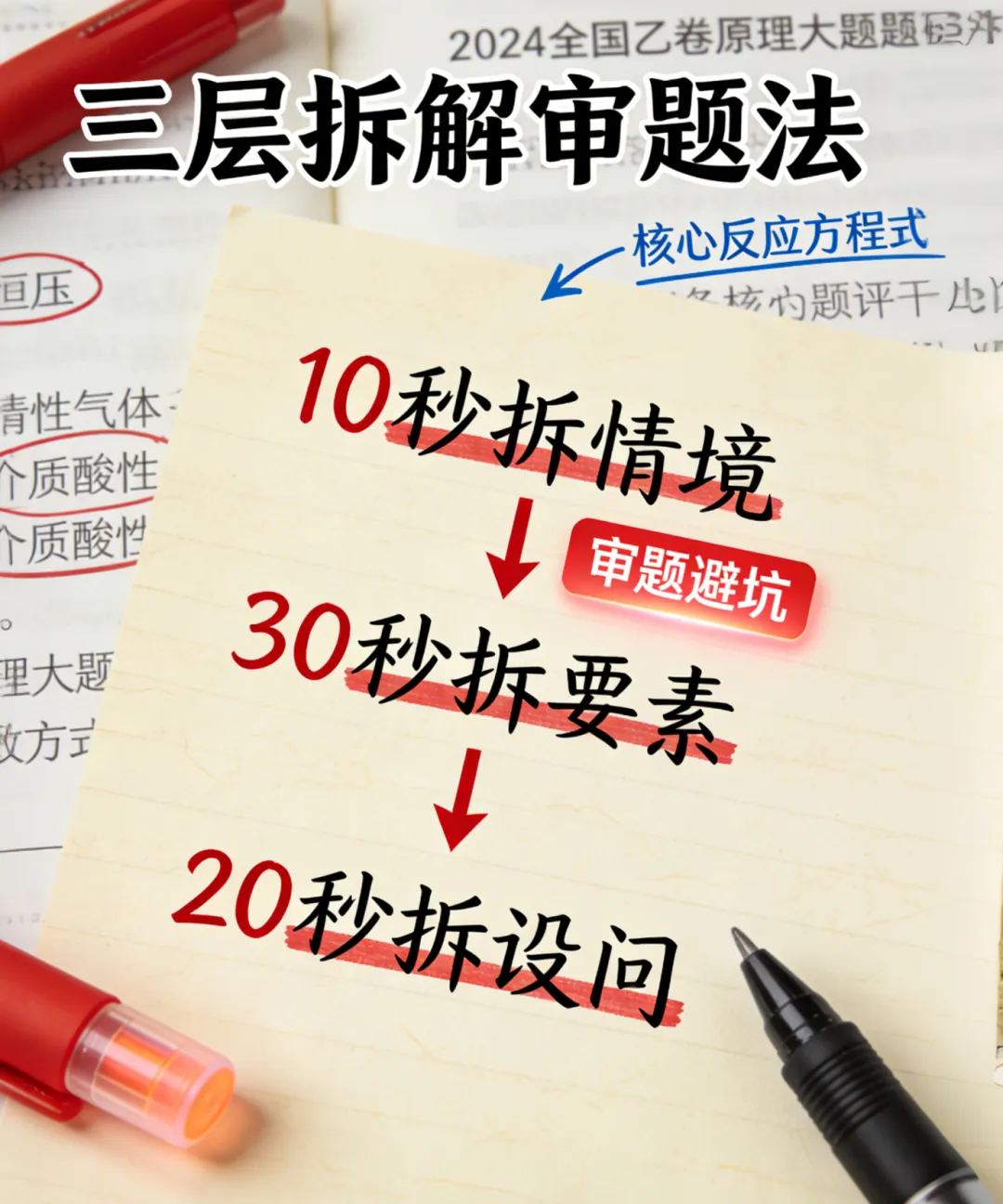 高三化学15分原理大题年年拉分,近3年真题拆解,满分攻略直接抄 第3张 高三化学15分原理大题年年拉分,近3年真题拆解,满分攻略直接抄 第3张