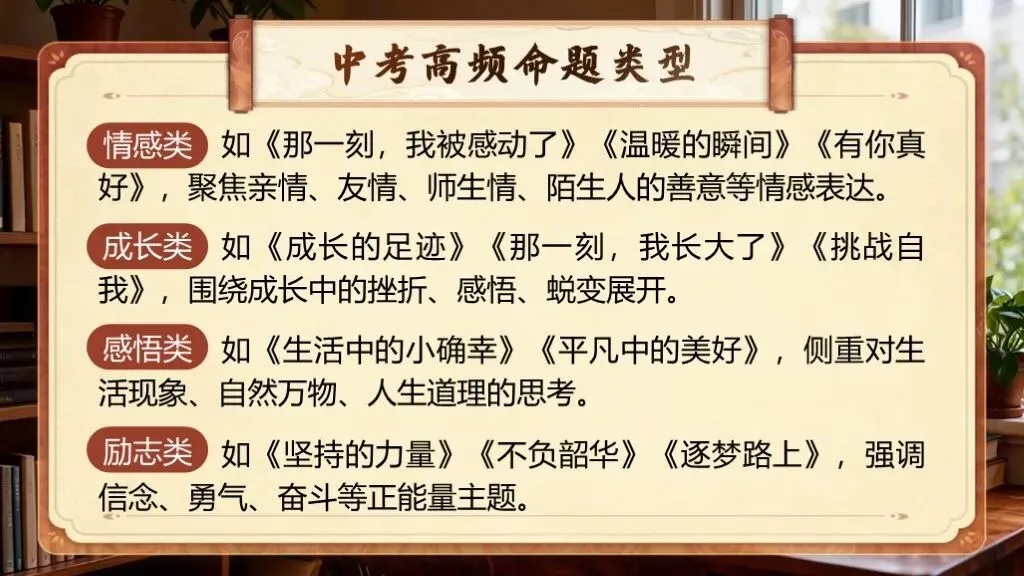 【中考语文】复习《写作专题二十:全命题作文写作知识与技巧》| 教学课件 第8张