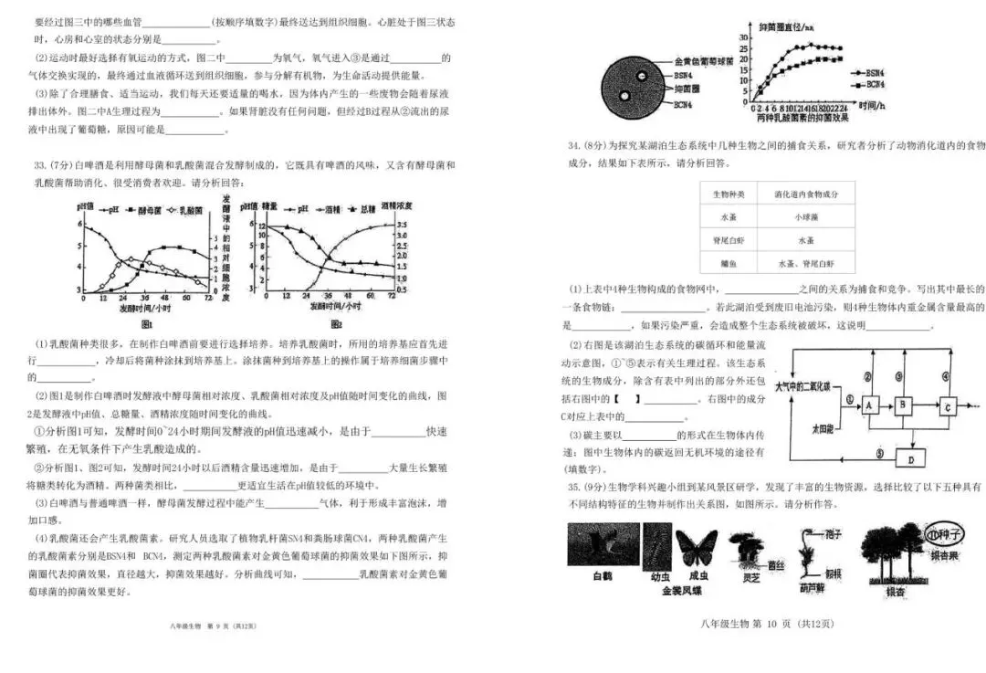 2025年青岛八年级地生会考真题&各区模考真题(含答案,附近五年汇总) 第55张