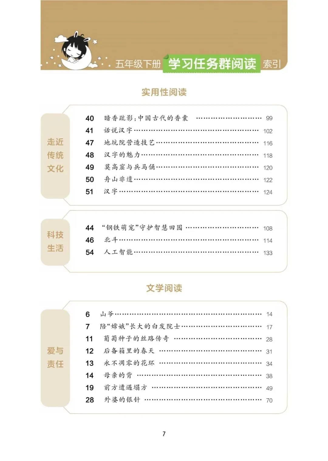 阅读真题60篇五年级下册语文(含答案73页) 第9张 阅读真题60篇五年级下册语文(含答案73页) 第9张