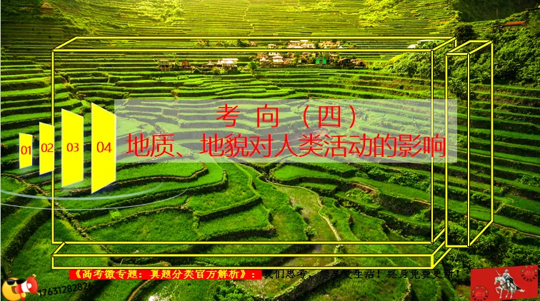 高考二轮微专题《高考真题分类官方解析合集》:地质、地貌对人类活动的影响(节选自“地质作用与地表形态”) 第3张