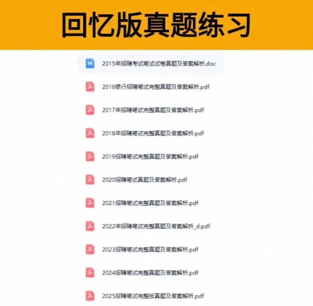 2026届上海银行真题资料包【附15-25年真题】 第3张 2026届上海银行真题资料包【附15-25年真题】 第3张