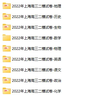 全!2020~2025年高三二模真题卷分享! 第4张