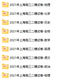 全!2020~2025年高三二模真题卷分享! 第5张