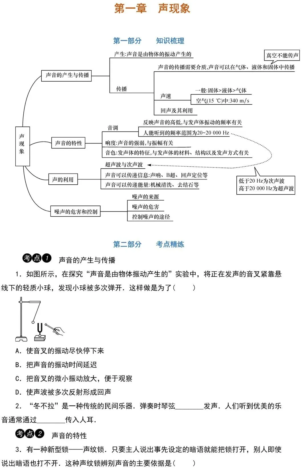 中考物理知识点梳理+考点精练+重难点突破,掌握多拿20分! 第4张
