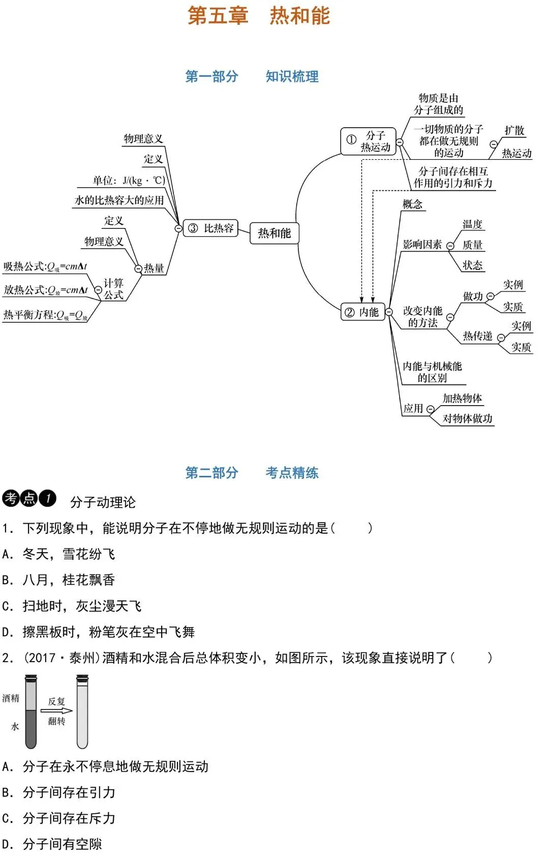 中考物理知识点梳理+考点精练+重难点突破,掌握多拿20分! 第47张
