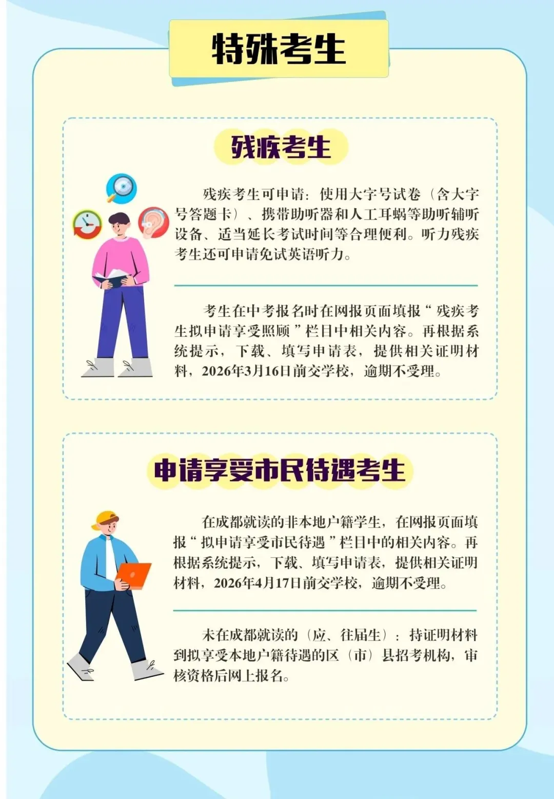 2026年成都中考补报名已开始!不同升学区域有哪些影响?附3月成都初中教育重要事项 第6张