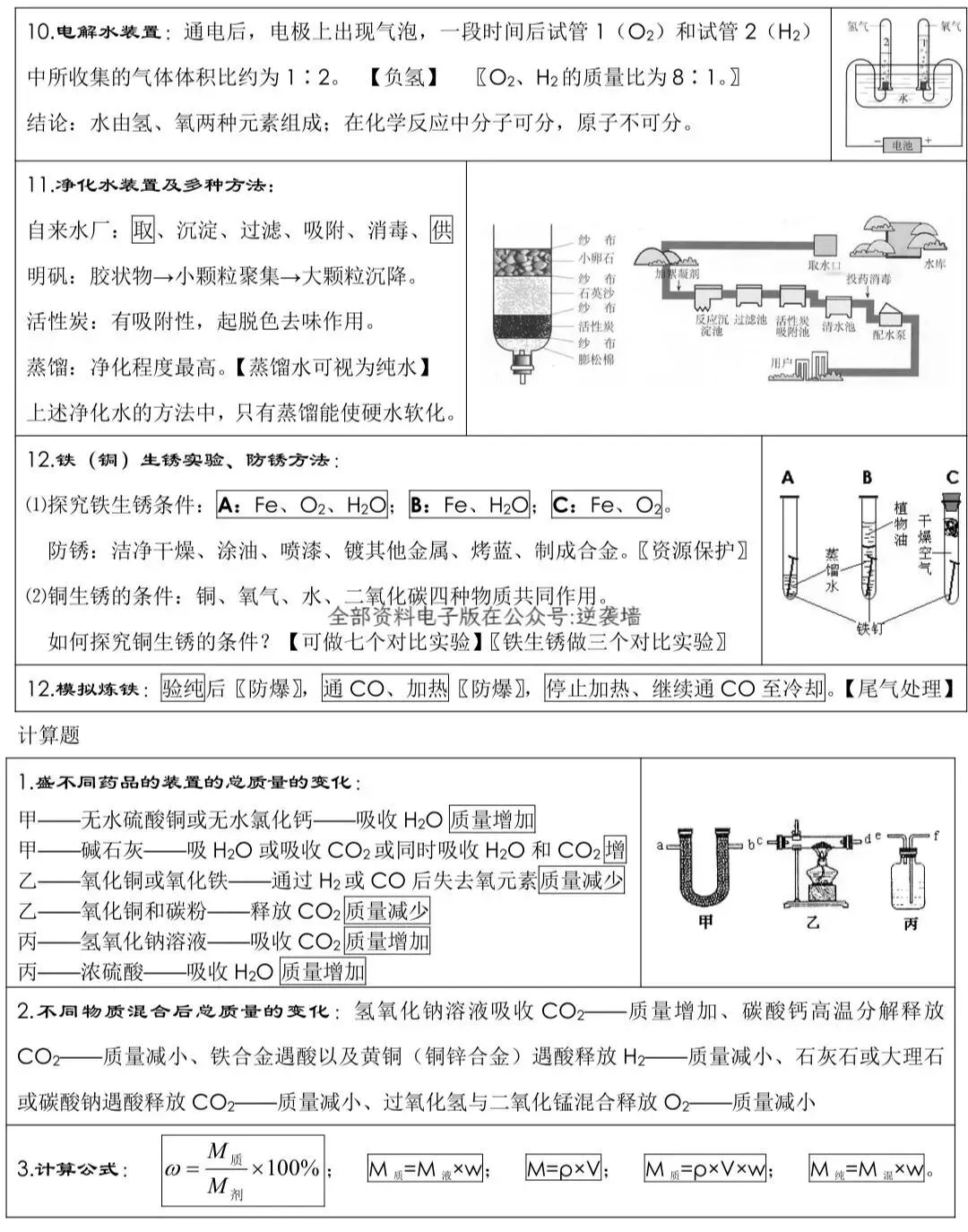 中考化学考前必背知识点!背熟 第9张