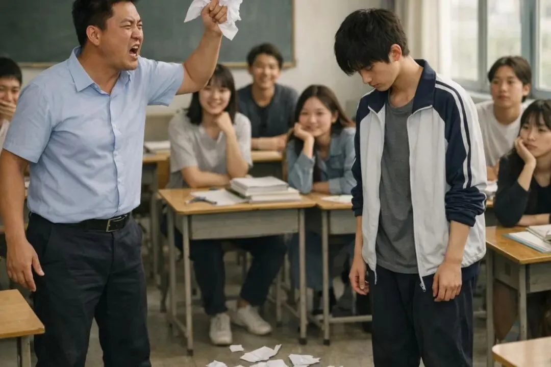 故事班主任当众撕碎我的试卷:726分?你作弊!后来我次次考0分,直到高考放榜,我考了739,2个顶尖学府同时来电,班主任慌了! 第1张