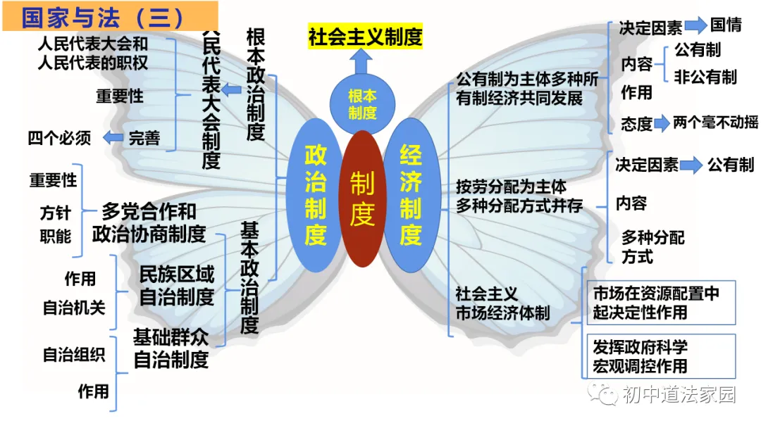 中考道德与法治心理、道德、法律、国情板块思维导图 第20张