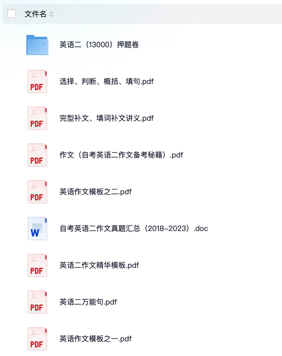13000英语原00015真题+复习资料+作文模版+押题+大题技巧 第3张
