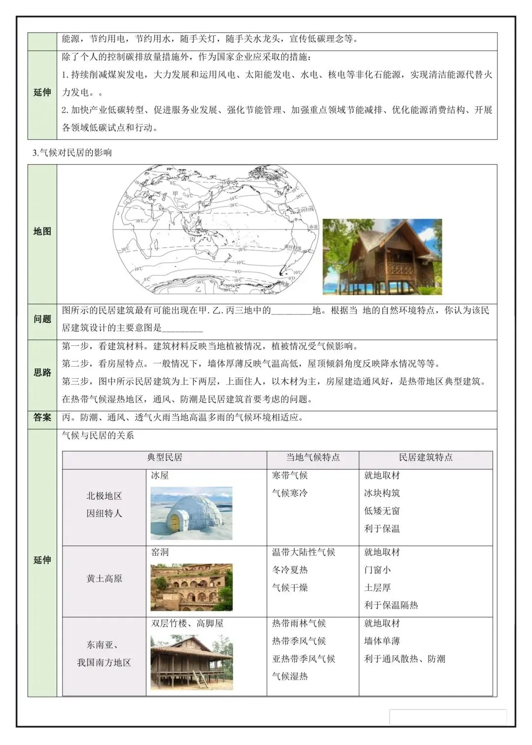 2026年中考地理简答题归纳总结,完整电子版可打印! 第5张