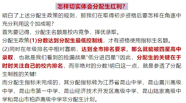 昆山中考分配生名额解读~-第10张图片-四季读书网