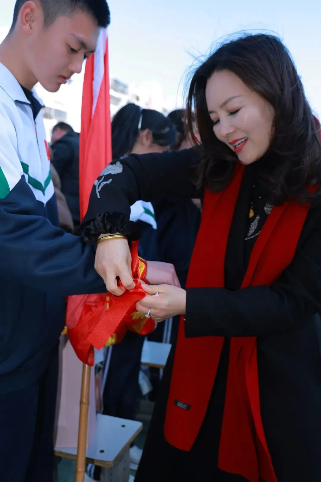 以梦为马,飞驰人生!我校隆重举行中考百日誓师大会-第26张图片-四季读书网