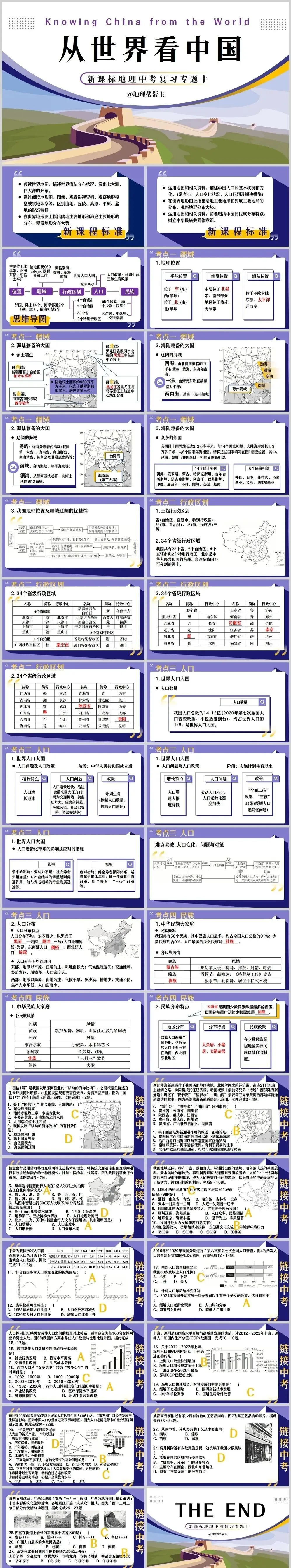 新课标地理中考复习专题课件合辑(18个复习课件)@地理帮帮主-第6张图片-四季读书网