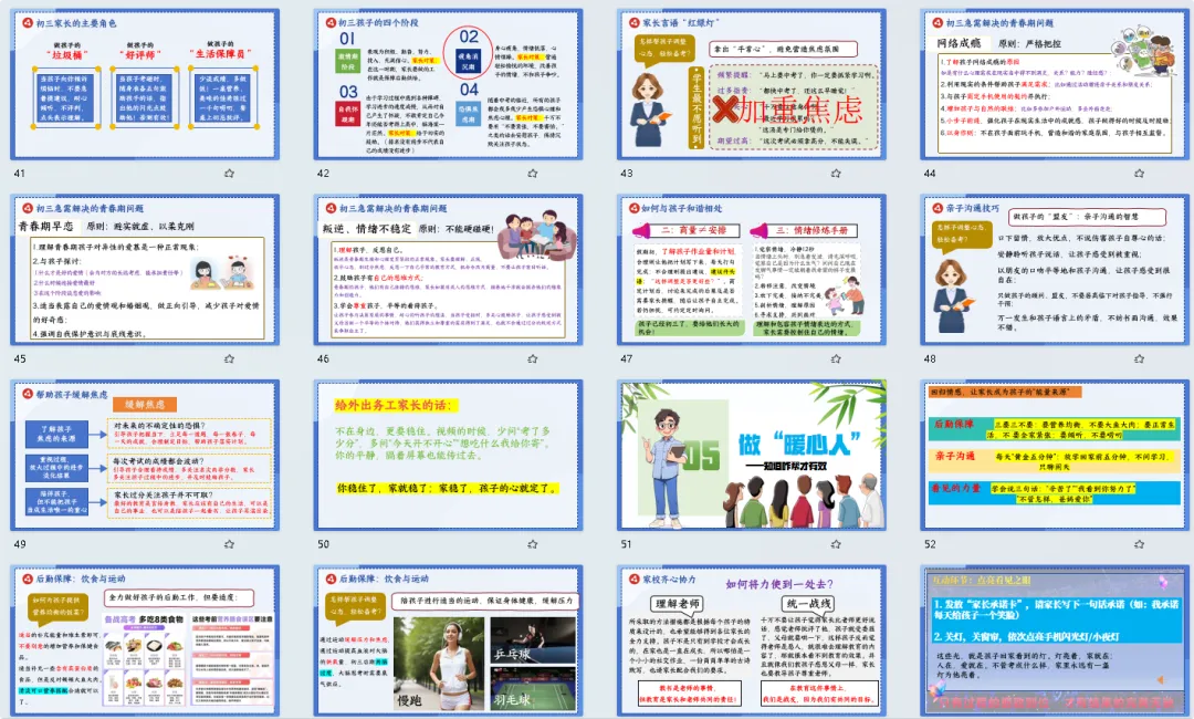 中考百日冲刺家长会||《静水深流,静待花开》(小智原创) 第5张