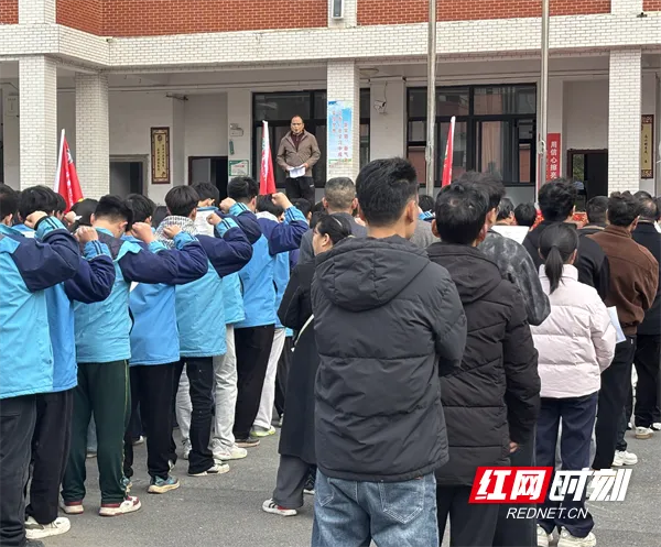 道县敦颐学校举行2026届中考百日誓师大会 第6张