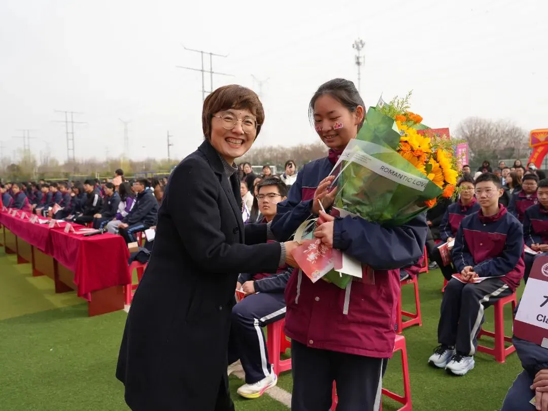我校隆重举行初2026届中考百日誓师动员会 第42张