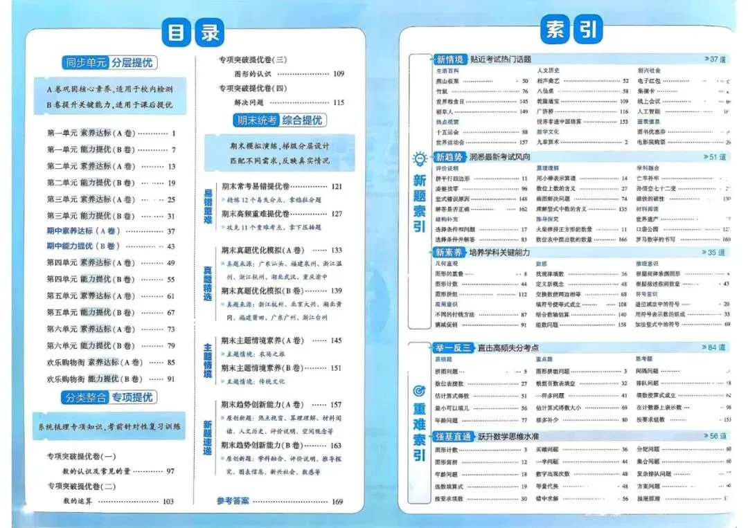 26春人教版 学霸提优大试卷 1-6年级下册数学 第3张
