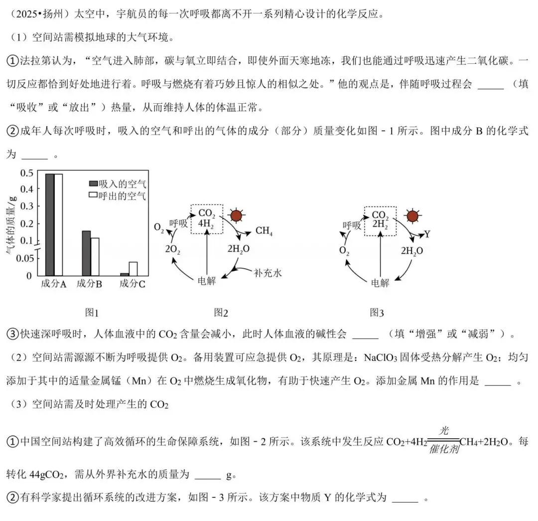 划重点!吃透中考化学“跨学科”,2026新考向提前锁 第6张 划重点!吃透中考化学“跨学科”,2026新考向提前锁 第6张