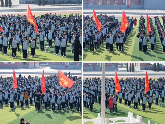 决战中考 拼搏未来--天镇二中2026届中考百日誓师大会 第42张