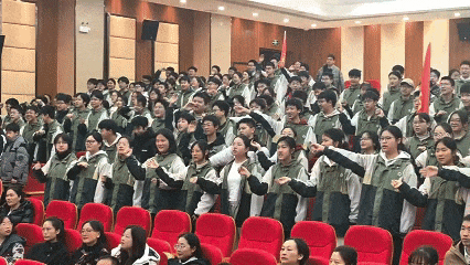 百日逐梦,决战中考!我校九年级中考百日誓师大会燃情启幕 第18张