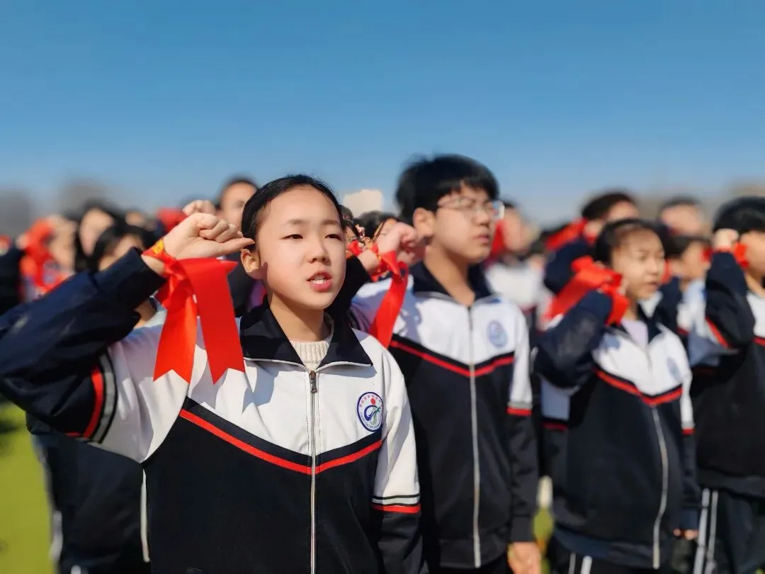 机关中学:百日誓师燃斗志 青春逐梦战中考 第16张